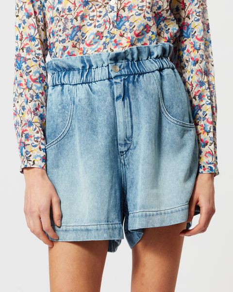 Shorts titea aus denim Woman Hellblau 5