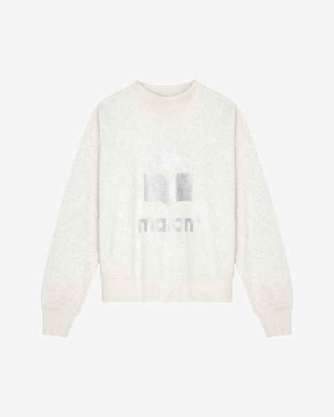 Sweat shirt en coton moby Woman Écru 7