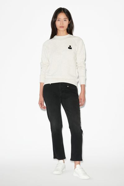 Felpa milla in cotone con logo - Ecru - Woman - 4