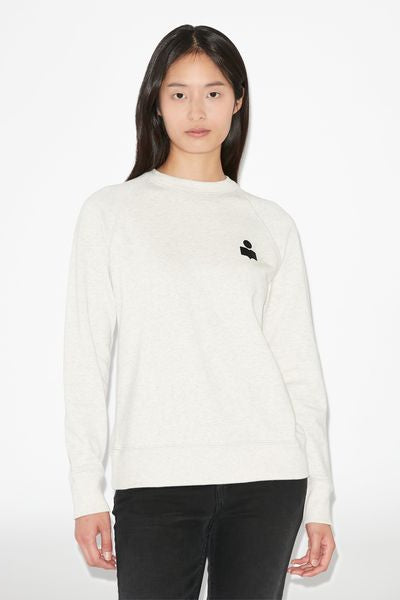 Felpa milla in cotone con logo - Ecru - Woman - 8