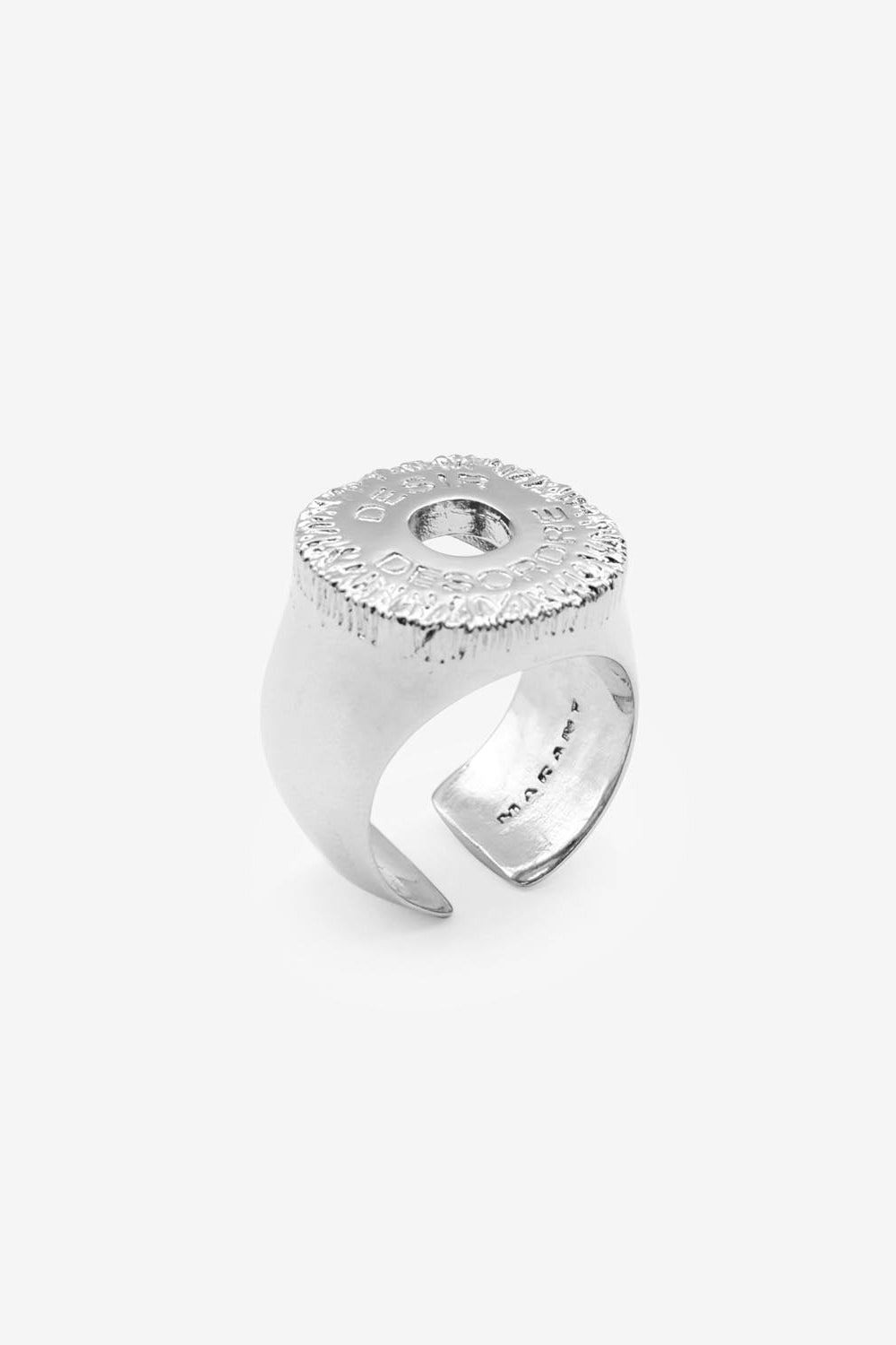 Anello in ottone argentato desir man - Argento - Man - 3