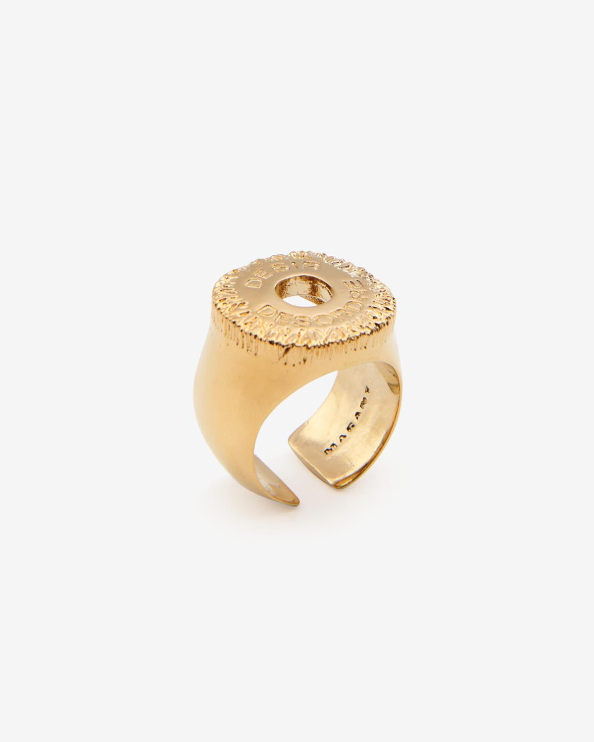 Anello in ottone dorato desir man - D'oro - Man - 3