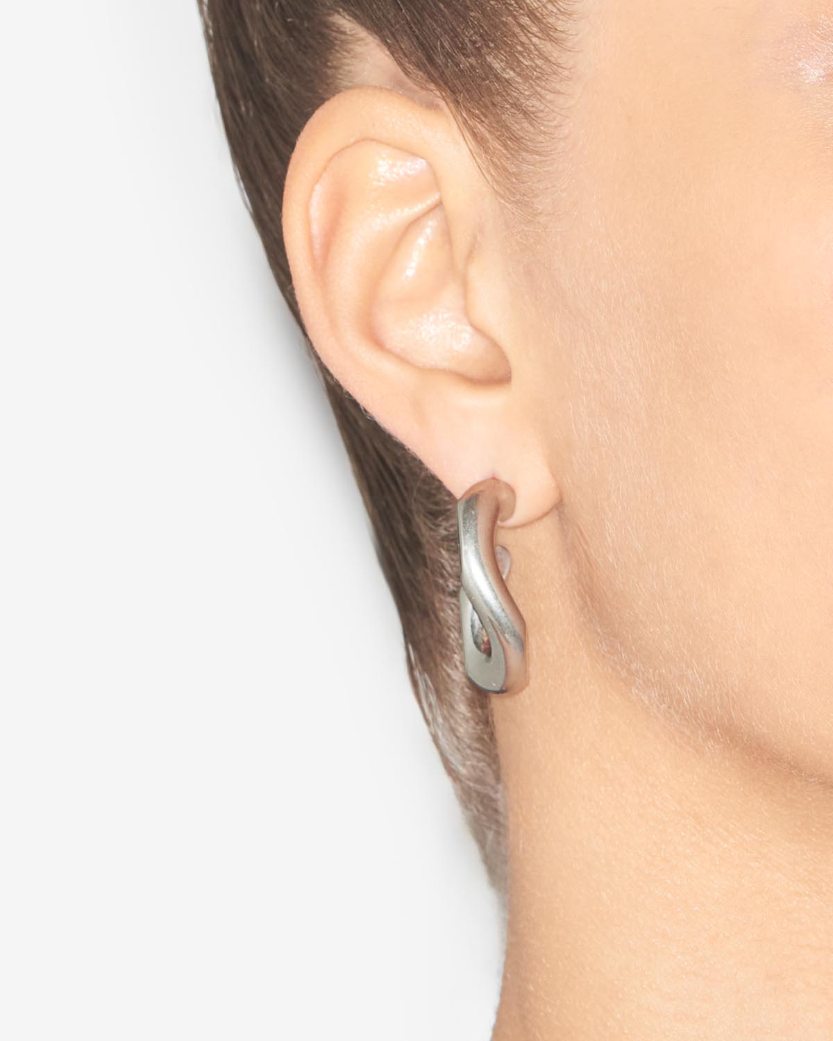 Links earrings Woman Silver 5