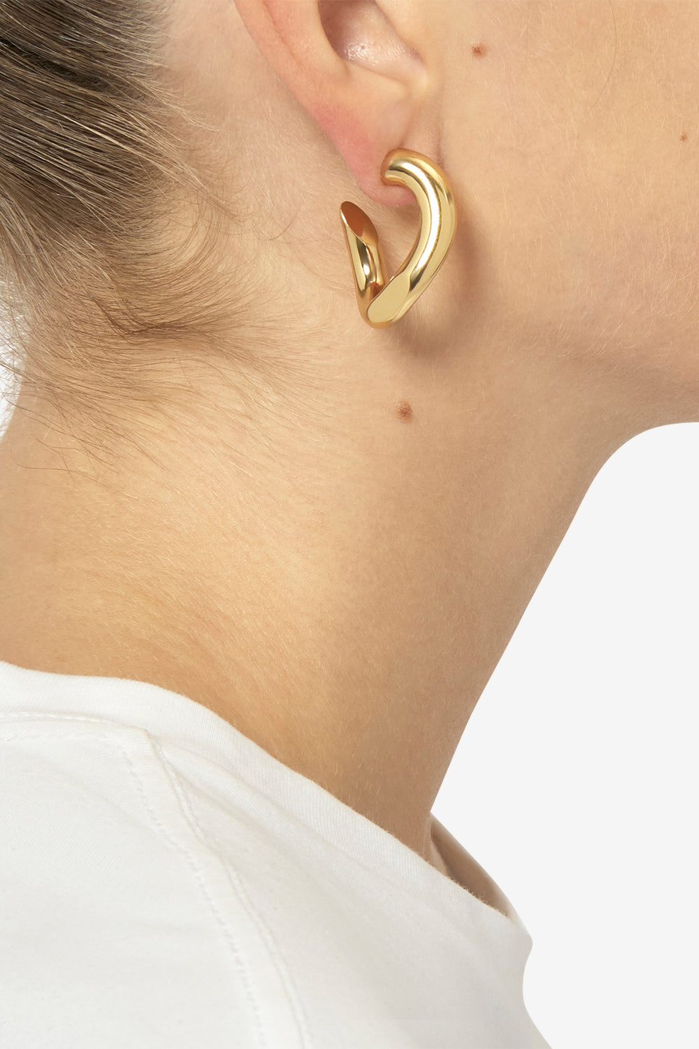 Pendientes de aro links - Dorado - Woman - 5