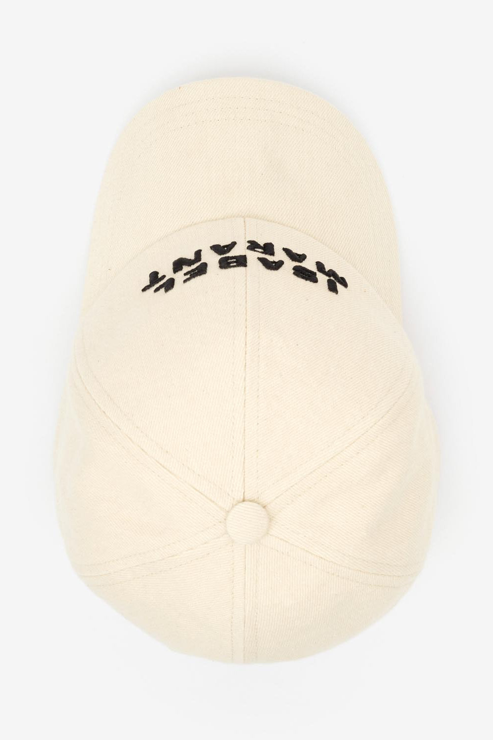 Casquette en toile à logo brodé tyron - Écru et noir - Woman - 5
