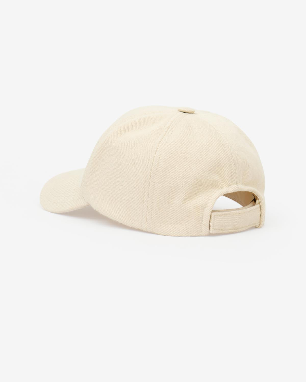 Gorra de tela con logotipo bordado tyron - Ecru and black - Woman - 2