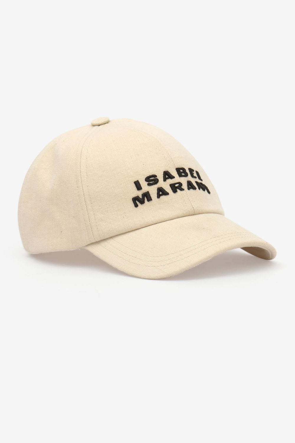 Casquette en toile à logo brodé tyron - Écru et noir - Woman - 1