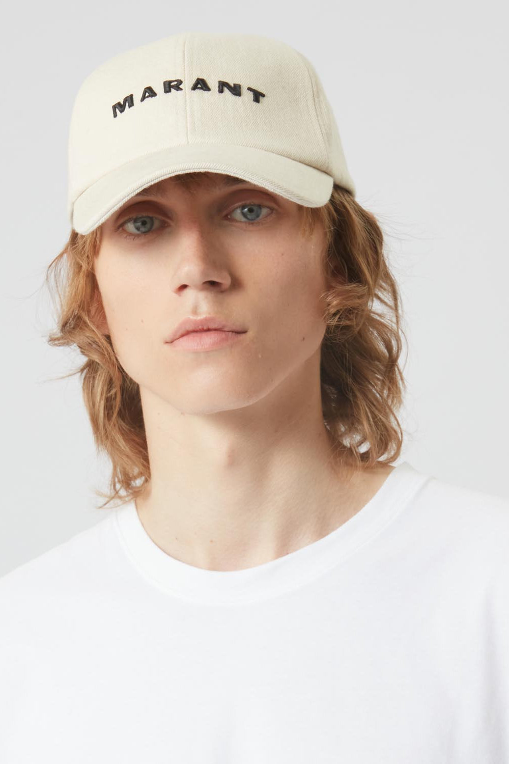 Casquette en toile à logo brodé tyron - Écru et noir - Man - 3