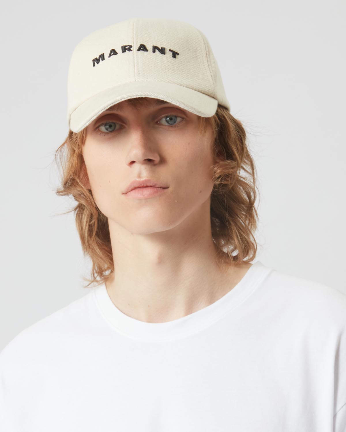 Basecap tyron mit logo - Ecru and black - Man - 4