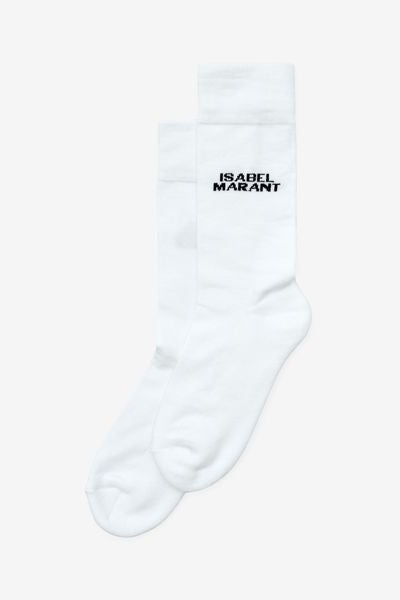 Chaussettes à logos dawi - Blanc - Woman - 1