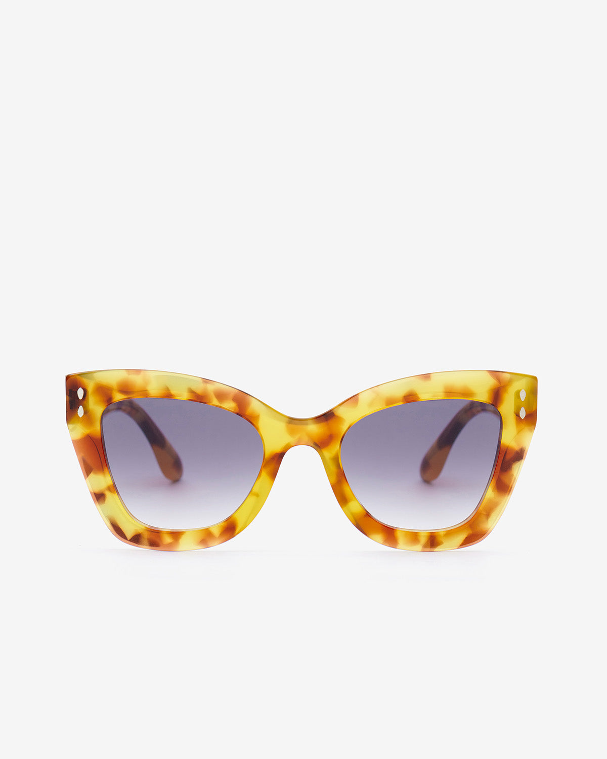 Occhiali da sole a farfalla louny - Havana honey-dark gray - Woman - 1