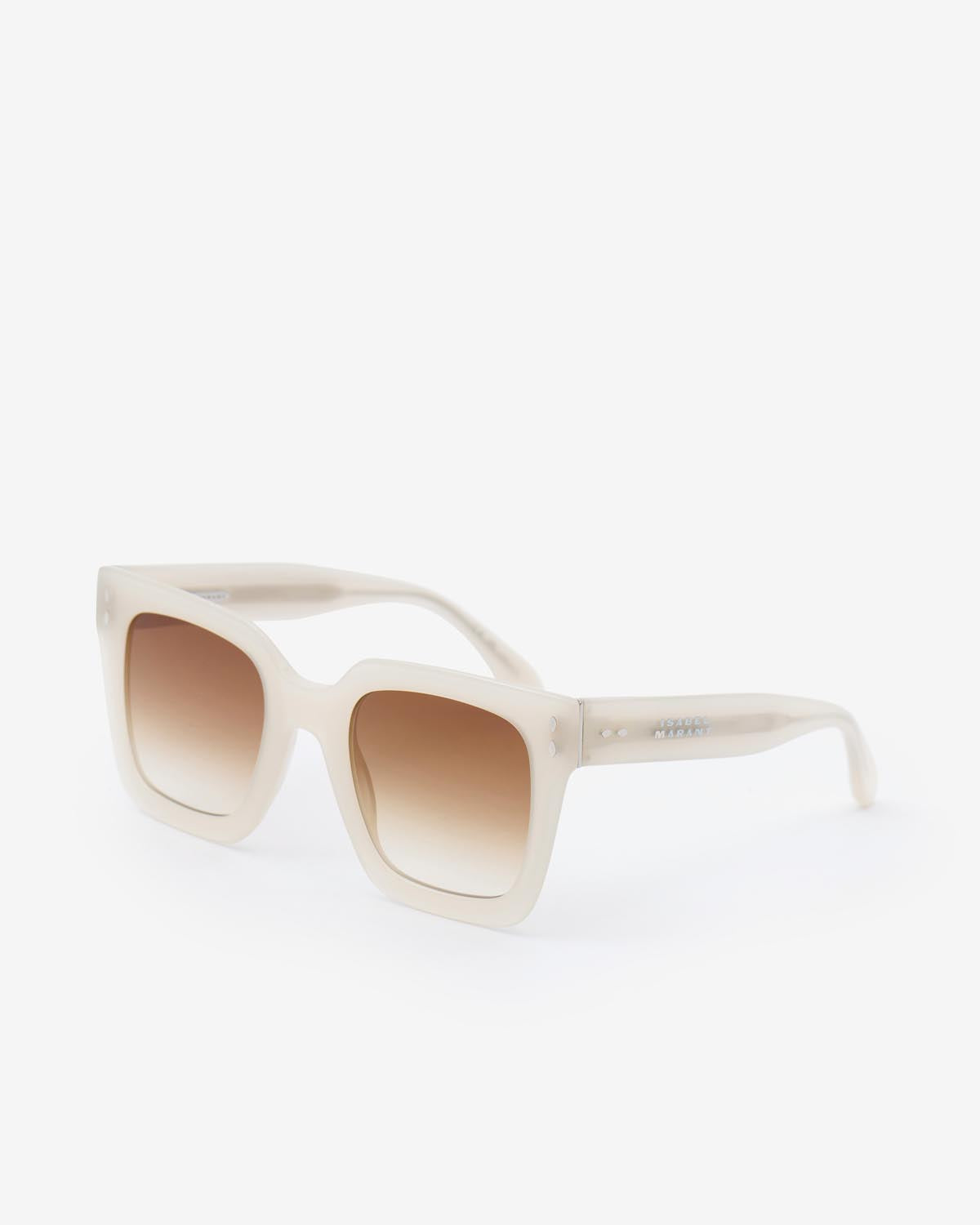Sonnenbrille ekly Woman Ivory-brown shaded 1