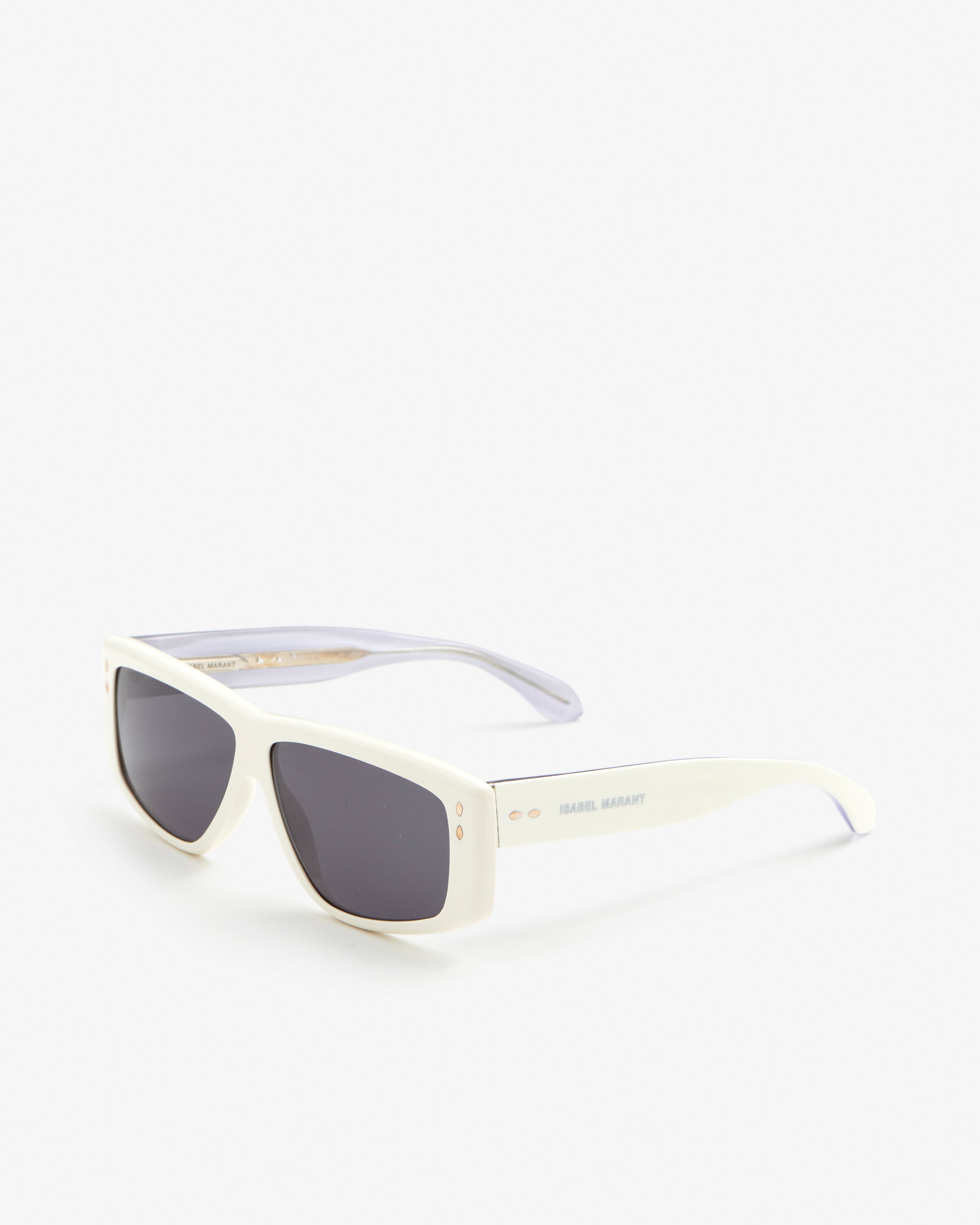 Micky sunglasses Woman Ivory-gray 1