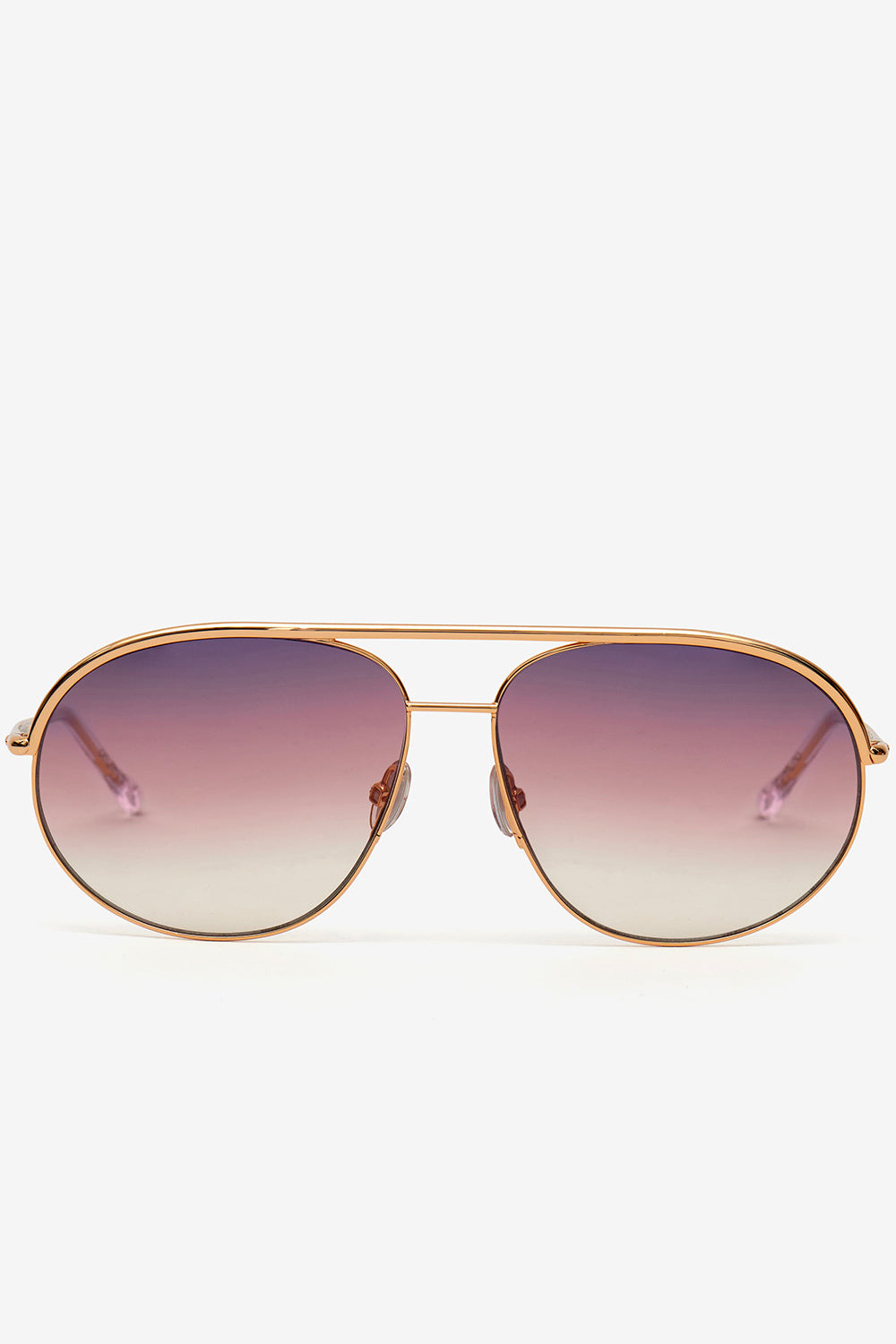 Aviator-sonnenbrille tymo - Pink gold-gray pk be s - Woman - 2