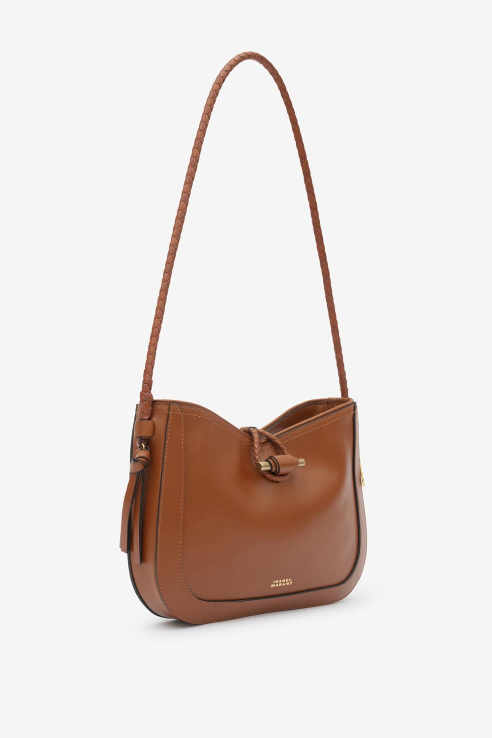 Tascheuette-schultertasche vigo aus leder - Cognac - Woman - 4
