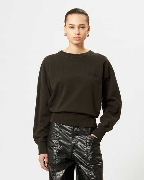 Sweatshirt shad Woman Noir délavé 4