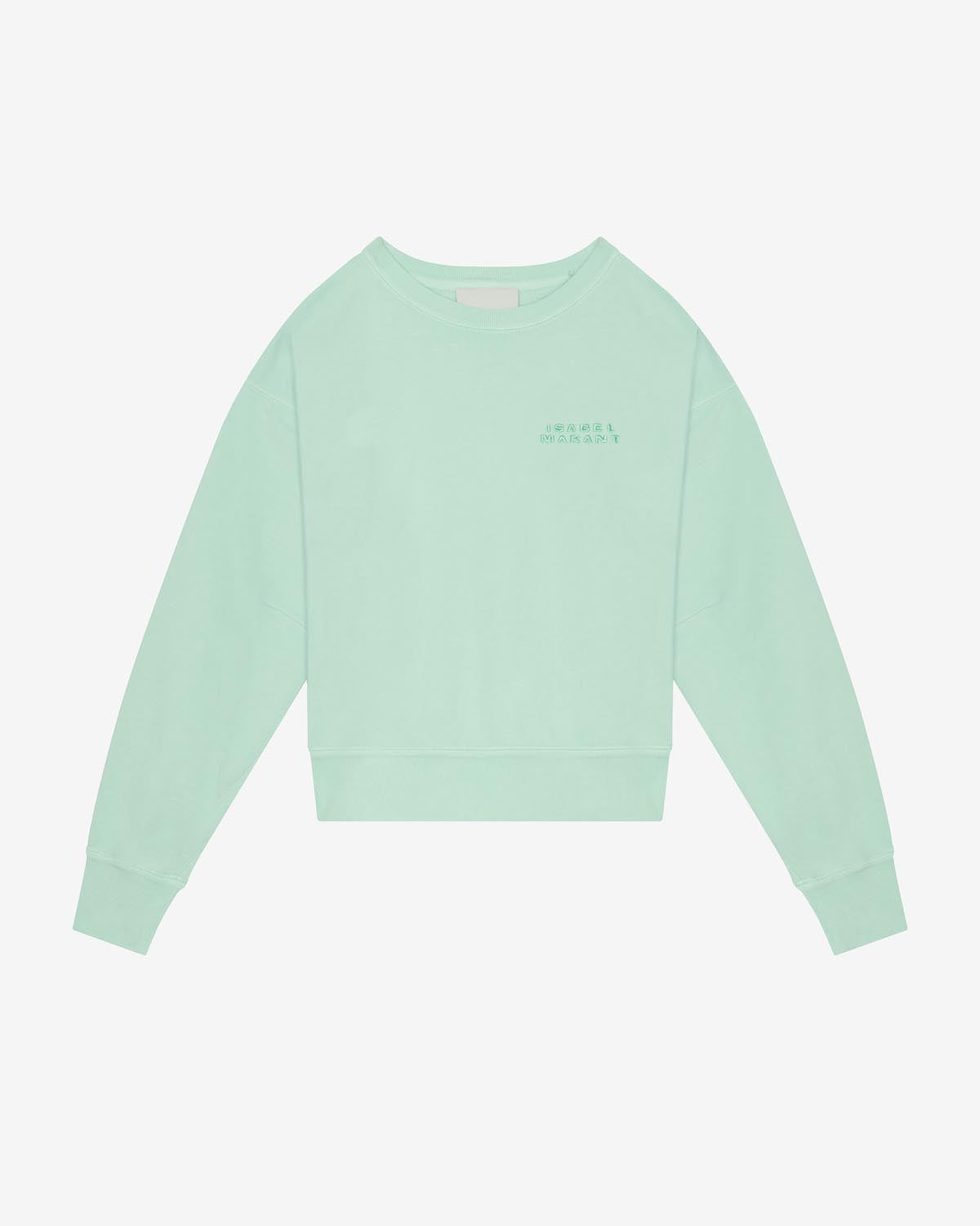 Sweatshirt houston mit logo Woman Sea green 1