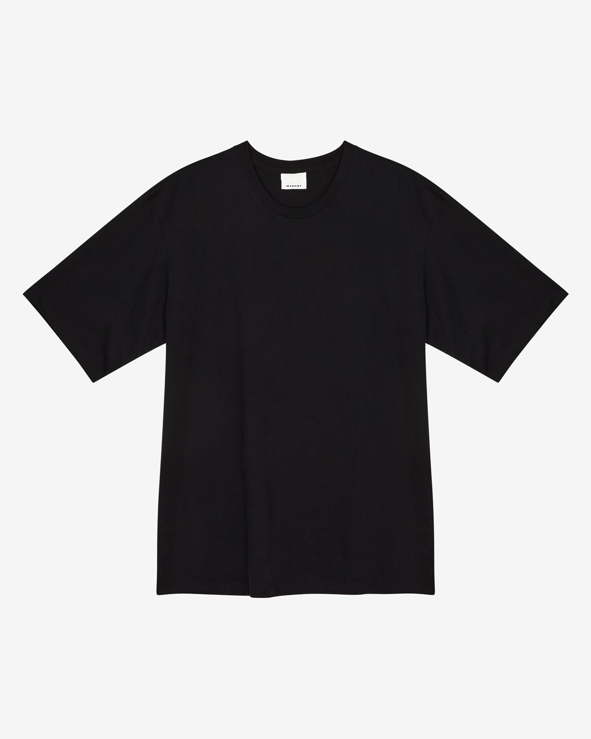 T-shirt guizy „marant“ aus baumwolle Man Schwarz 1