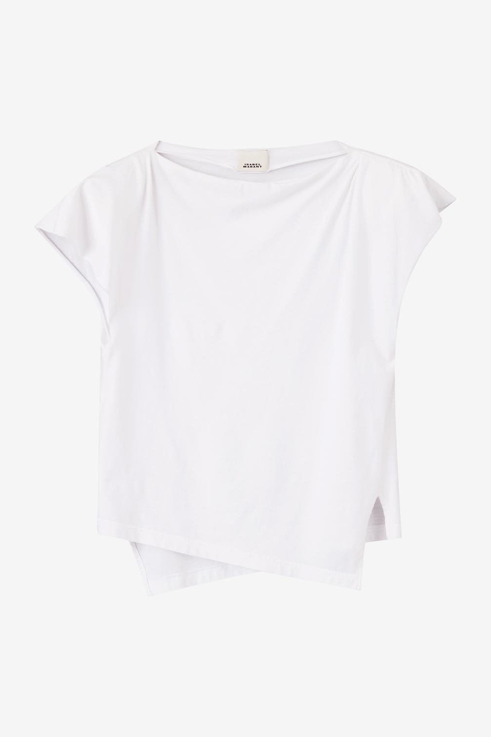 T-shirt sebani asimmetrica - Bianco - Woman - 1