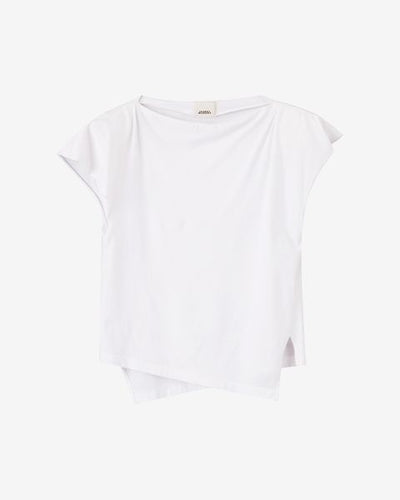 T-shirt sebani asimmetrica - Bianco - Woman - 6