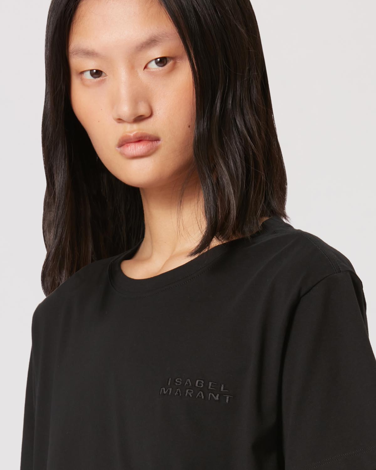 Vidal ロゴ tシャツ Woman 黒 3