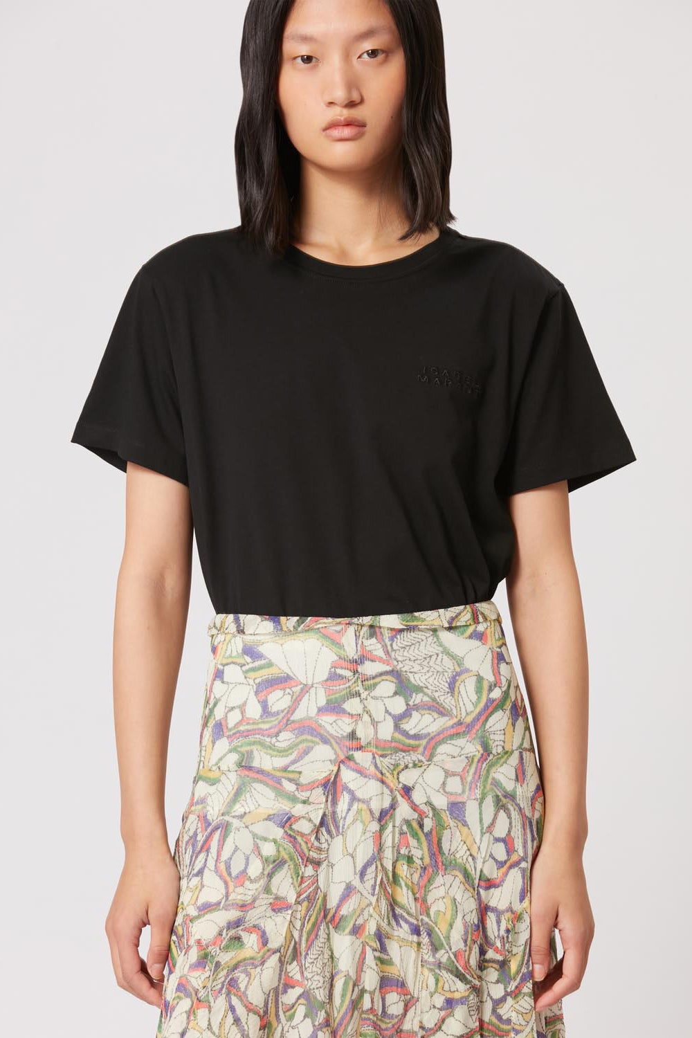 T-shirt vidal mit logo - Schwarz - Woman - 4