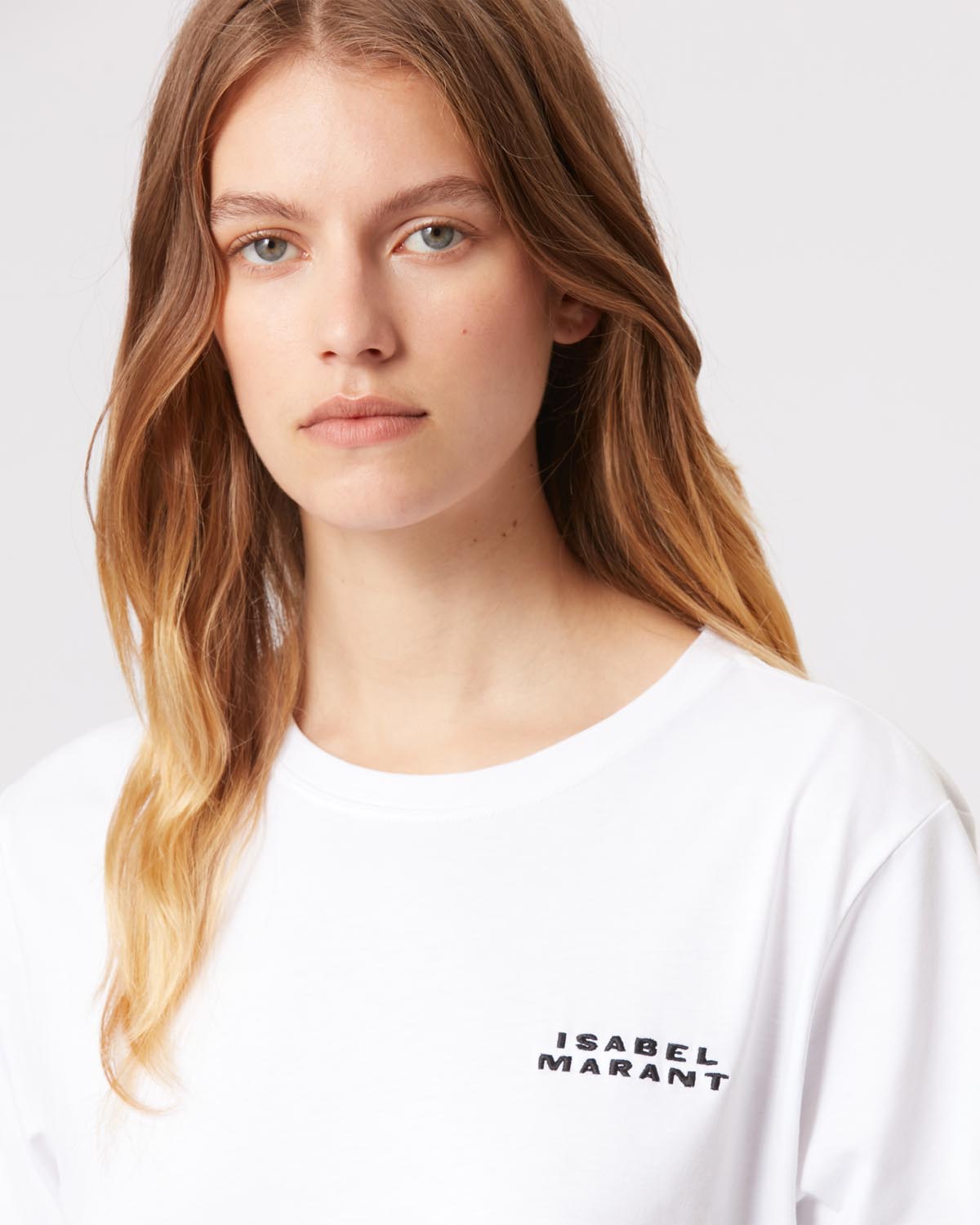 T-shirt vidal mit logo Woman Weiß 3