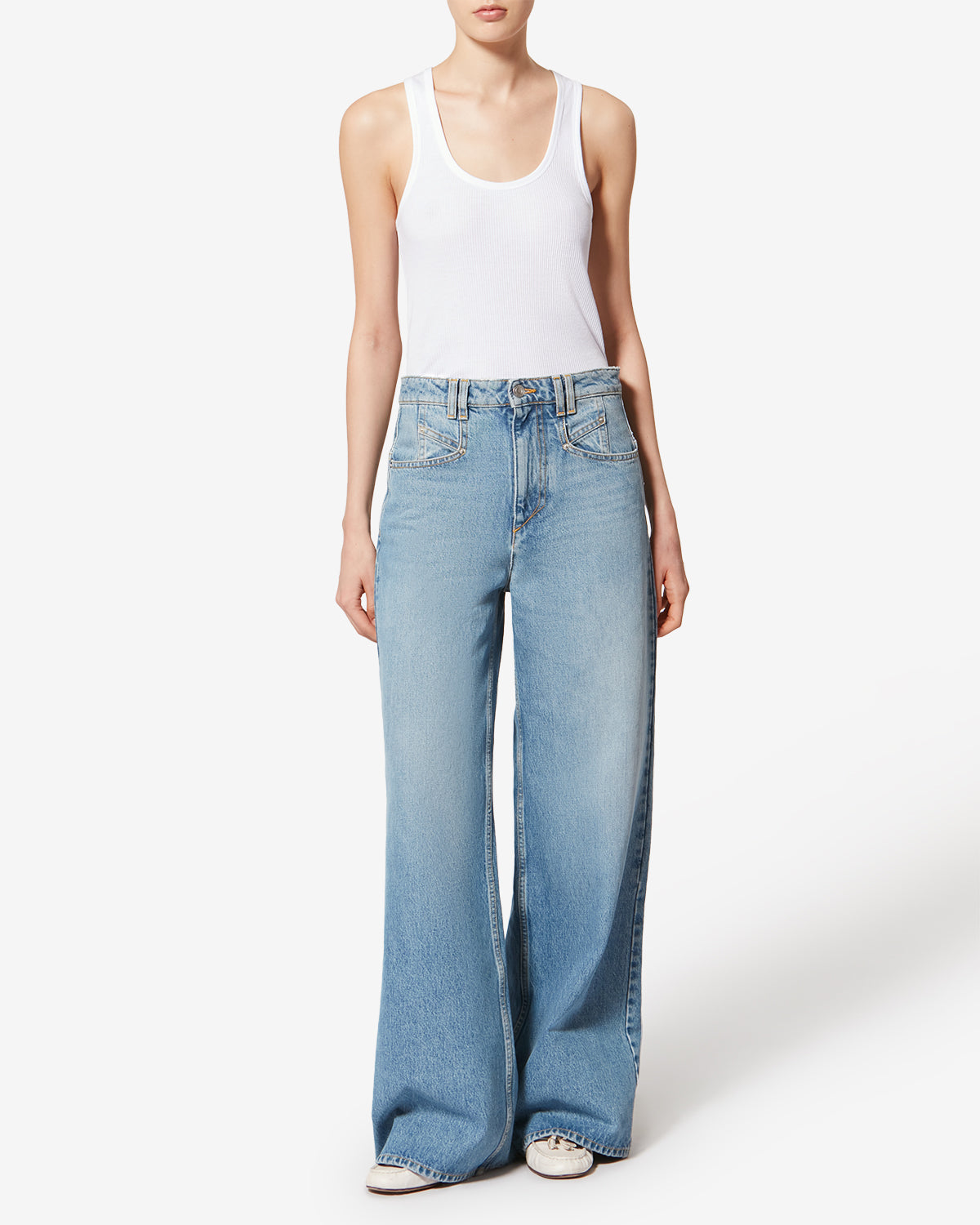 T-shirt thea en coton - Blanc - Woman - 1