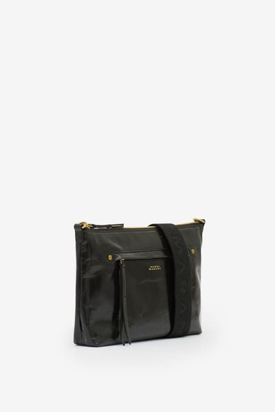 Borsa a tracolla in pelle nessah - Nero - Woman - 10