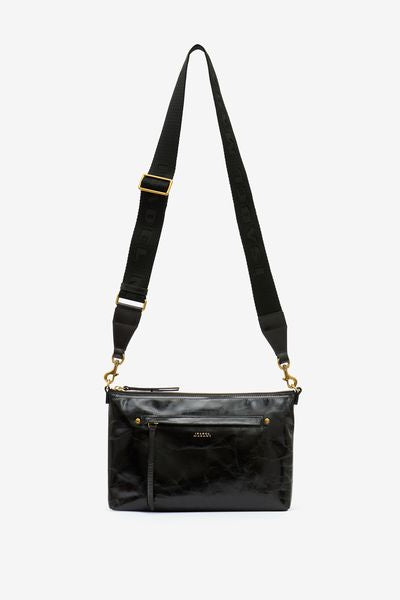 Borsa a tracolla in pelle nessah - Nero - Woman - 12