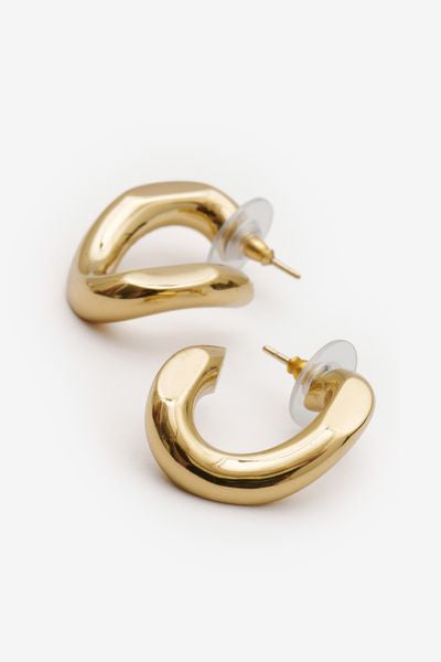 Pendientes de aro links - Dorado - Woman - 9