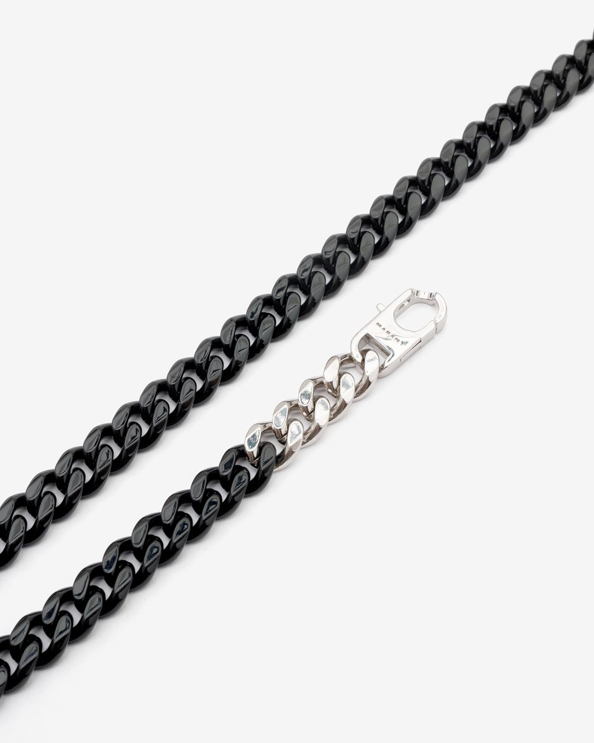 Andrea necklace Man Black and silver 2