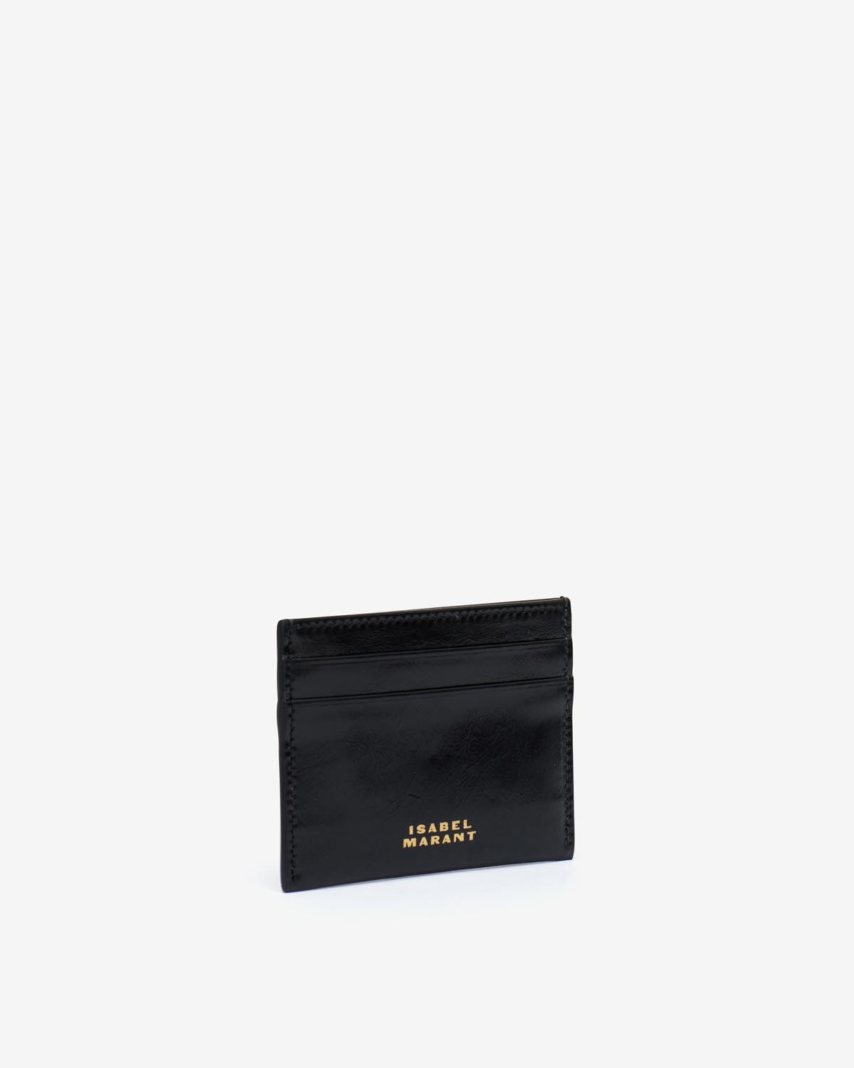 Chiba card holder Woman Black and gold 1