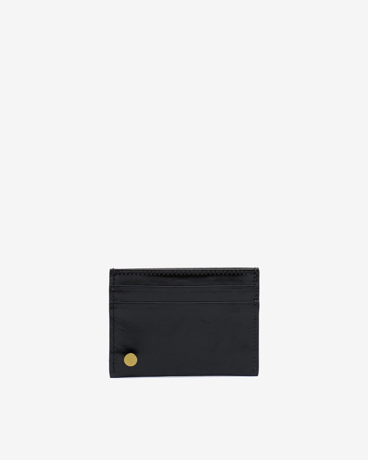 Chiba card holder Woman Black and gold 2
