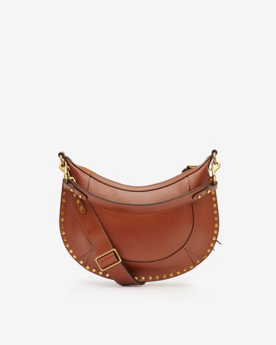 Borsa in pelle naoko con borchie - Cognac - Woman - 4