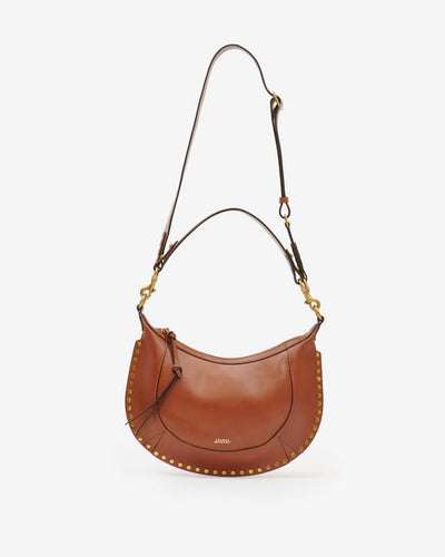 Borsa in pelle naoko con borchie - Cognac - Woman - 11
