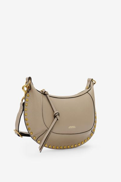 Oskan moon borsa a spalla in pelle - Taupe - Woman - 5