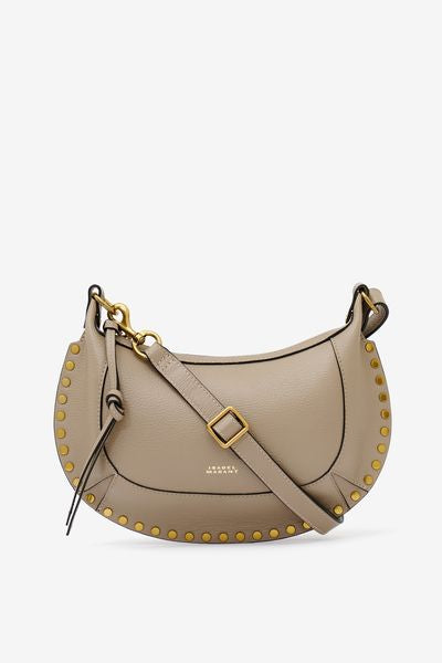 Oskan moon borsa a spalla in pelle - Taupe - Woman - 1