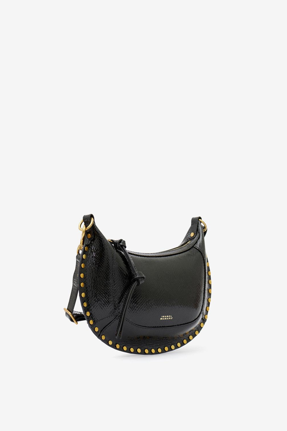 Oskan moon borsa a spalla in pelle - Nero - Woman - 5
