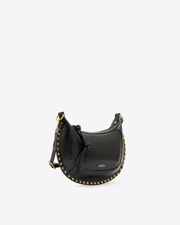 Oskan Moon Bag in python-effect leather
