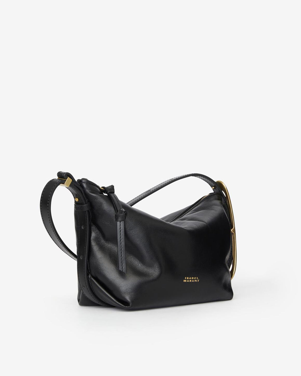 Sac mini en cuir d'agneau leyden - Noir - Woman - 5