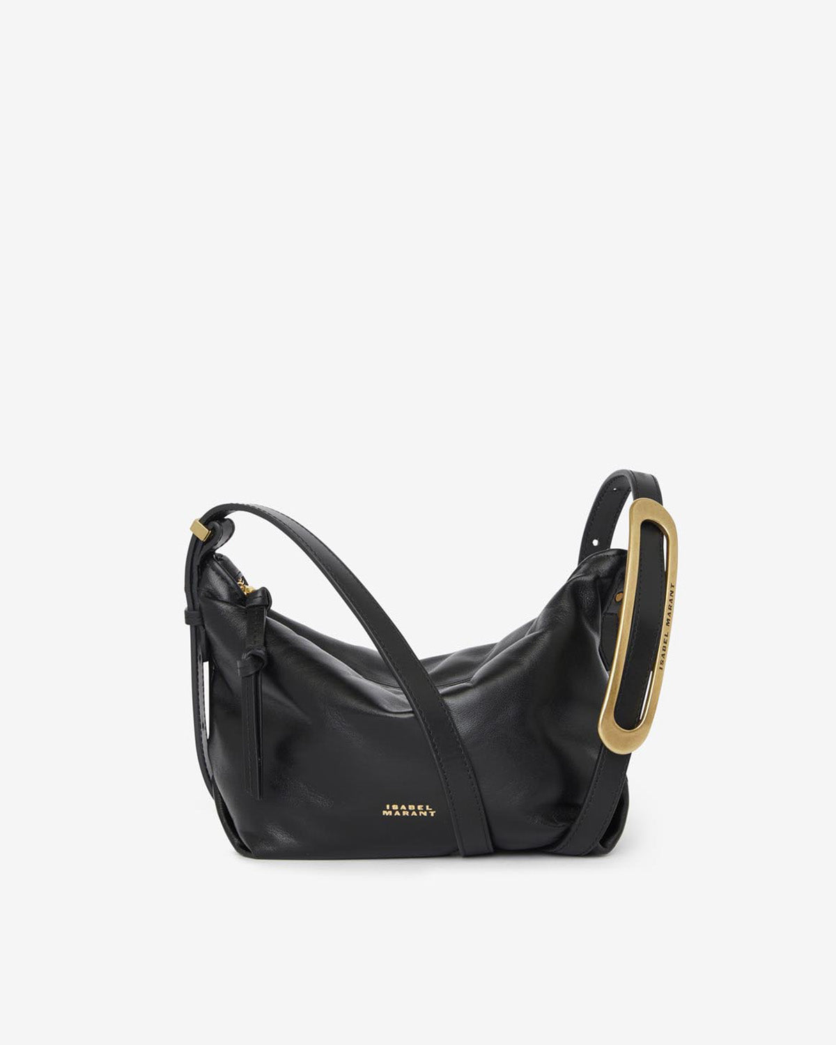 Sac mini en cuir d'agneau leyden - Noir - Woman - 1