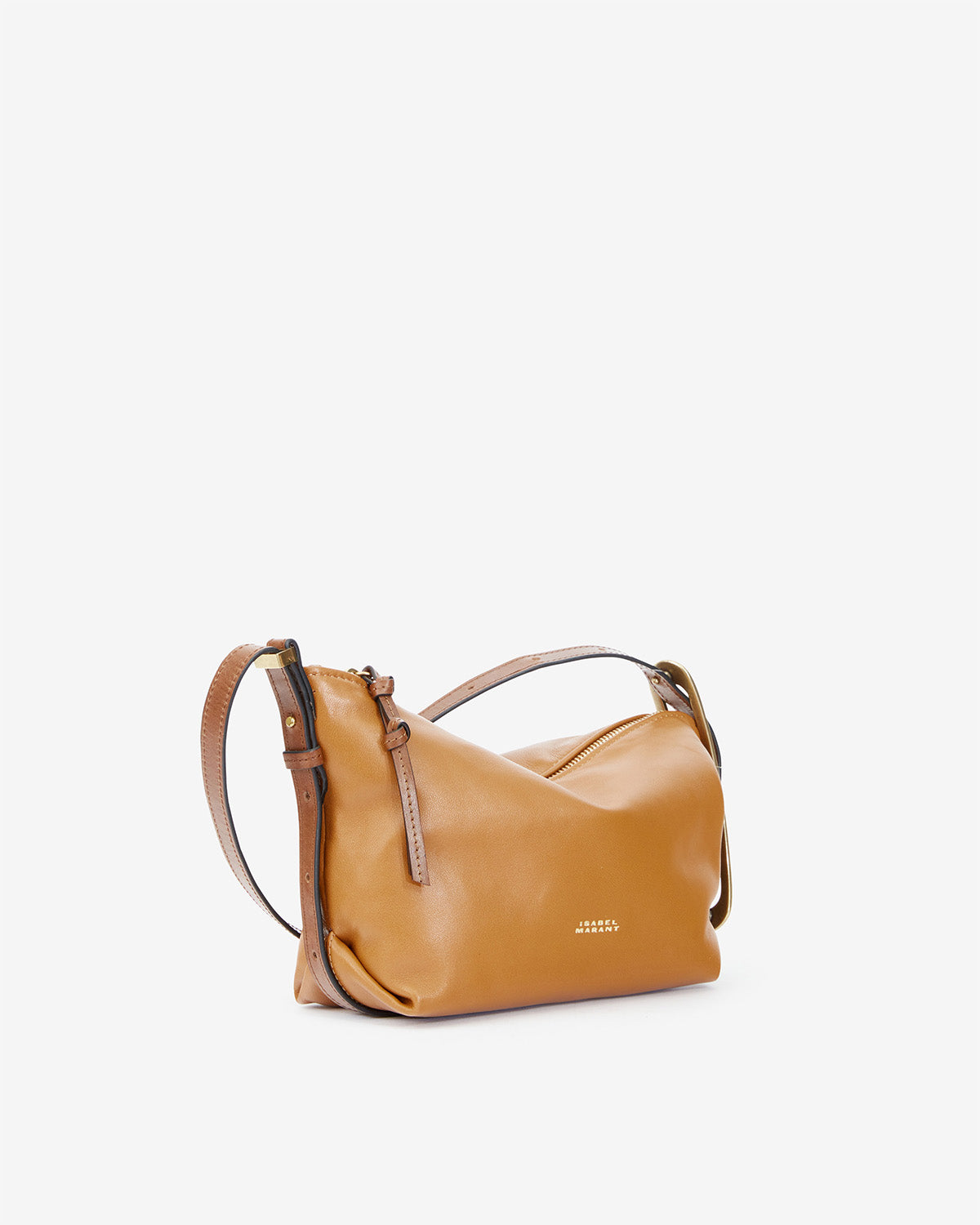 Bolso mini de piel de cordero leyden - Cognac - Woman - 5