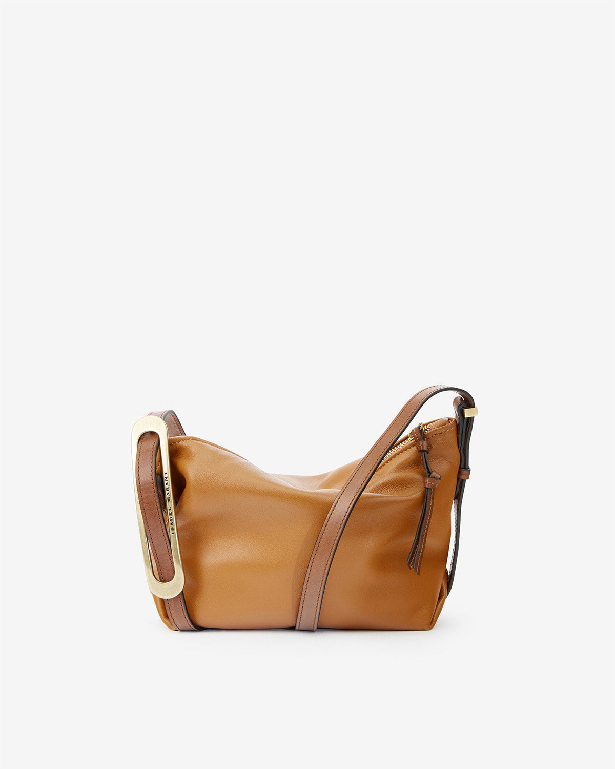Bolso mini de piel de cordero leyden - Cognac - Woman - 2