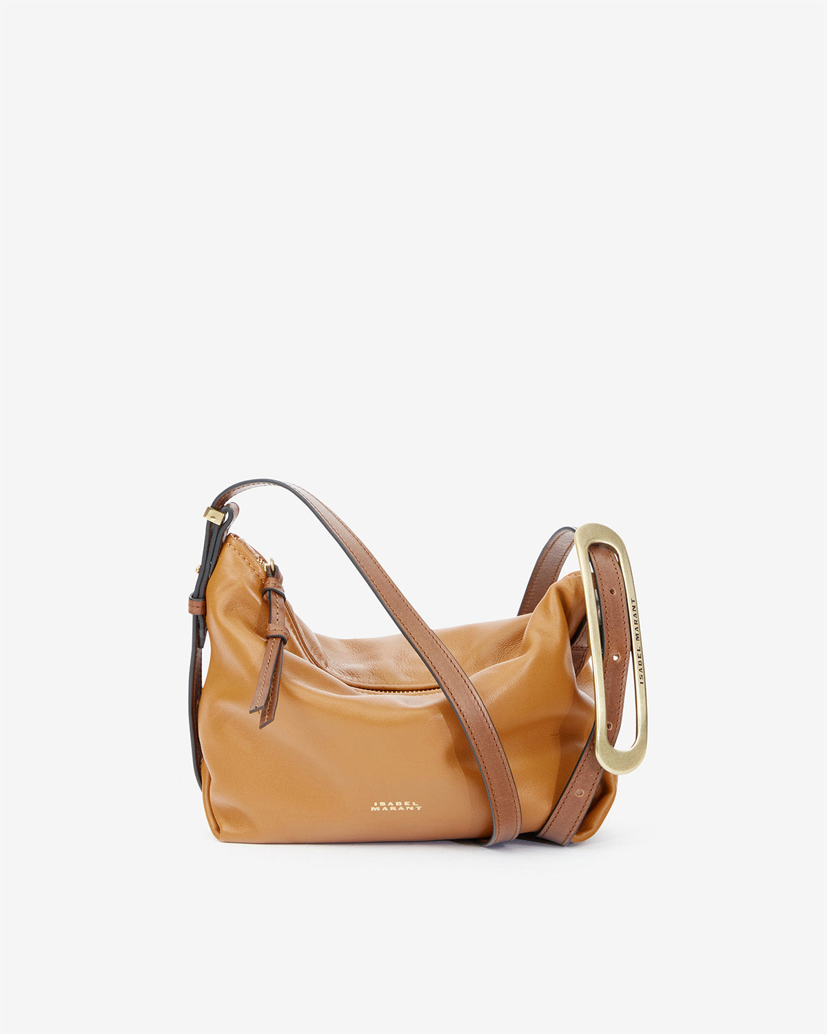 Bolso mini de piel de cordero leyden - Cognac - Woman - 1