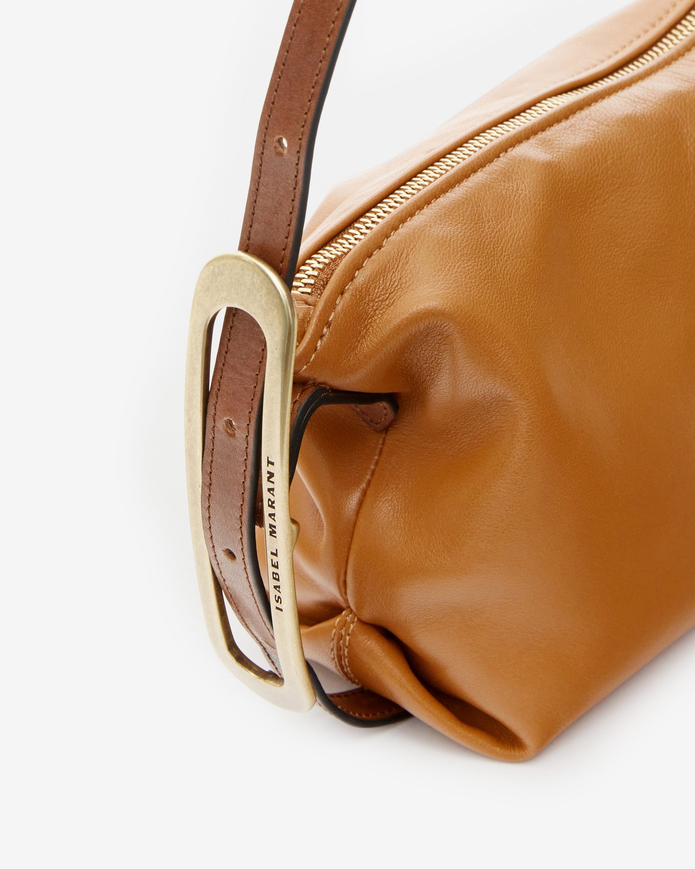 Bolso mini de piel de cordero leyden - Cognac - Woman - 3