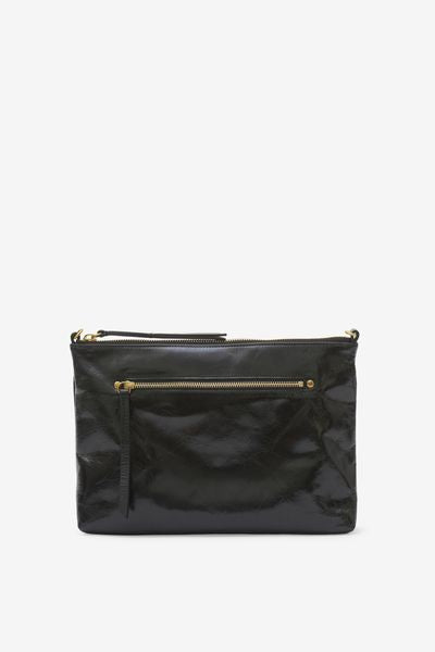 Borsa a tracolla in pelle nessah - Nero - Woman - 13