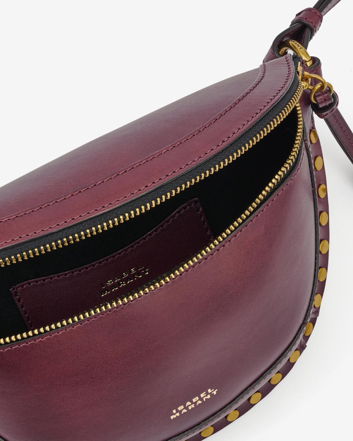 Marsupio skano in pelle di vitello - Bordeaux - Woman - 3
