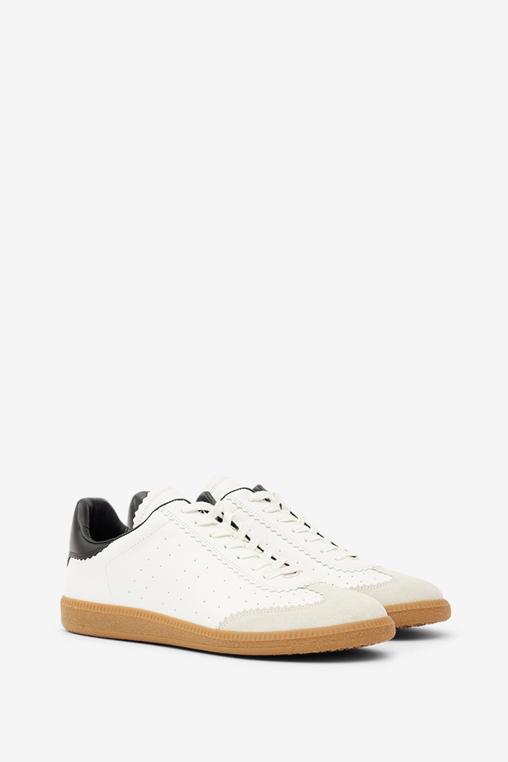 Baskets basses brycy en cuir - Blanc - Man - 3