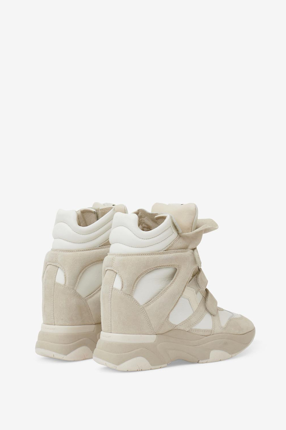 Sneakers balskee alte con zeppa in pelle - Bianco - Woman - 2